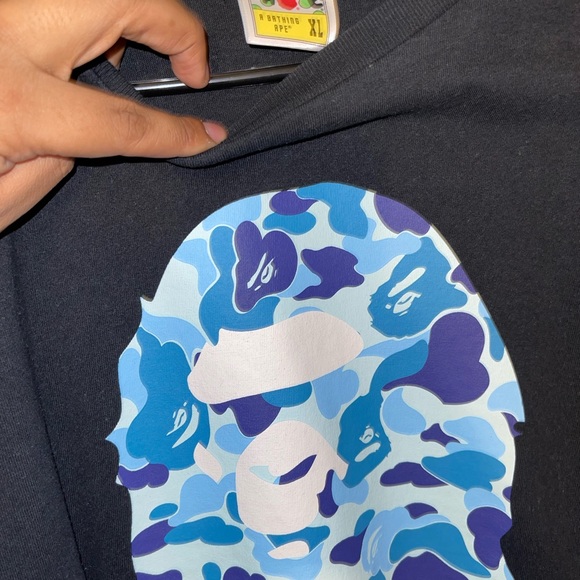 Bape Other - Blue Camo Bape Tee